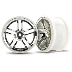 Wheels Twin-Spoke Chrome 2.8" (2)