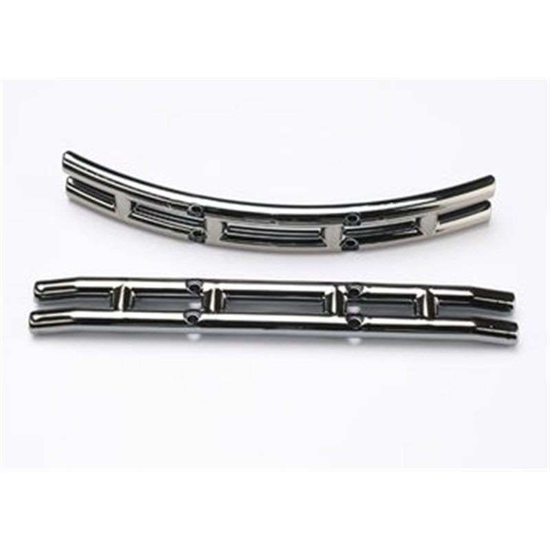 Bumpers Black Chrome Front & Rear E-Maxx