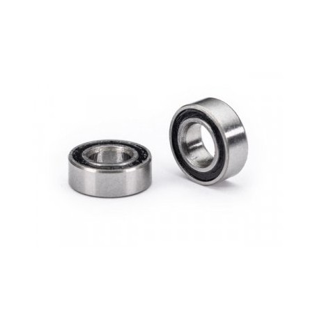 Ball bearing 3.5x7x2.5mm Black Rubber Sealed (2)