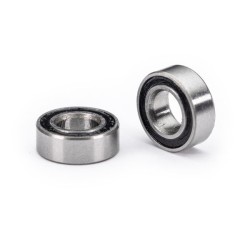 Kullager 3.5x7x2.5mm Gummitätat Svart (2)