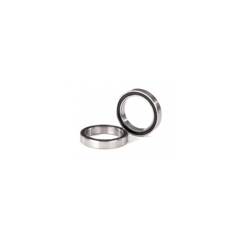 Kullager 17x23x4mm Gummitätat Svart (2)
