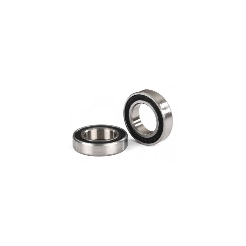 Ball Bearings Black Rubber Sealed (12x21x5mm) (2)