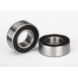 Kullager 7x14x5mm Gummitätat Svart (2)