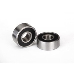 Kullager 4x10x4mm Gummitätat Svart (2)