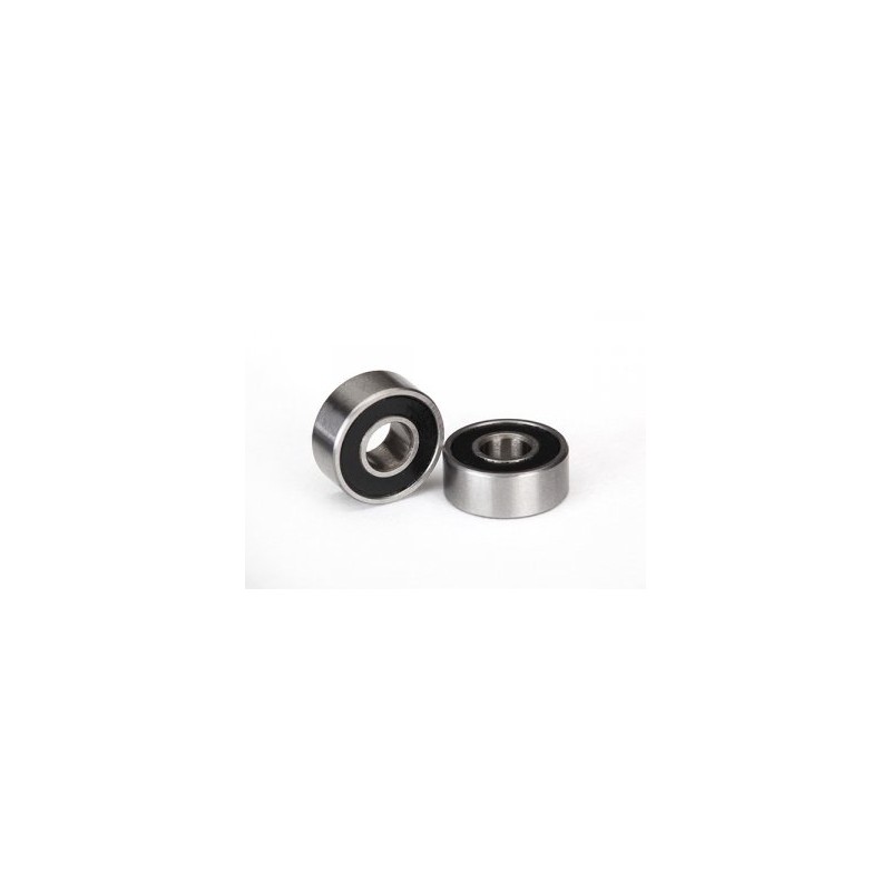 Kullager 4x10x4mm Gummitätat Svart (2)