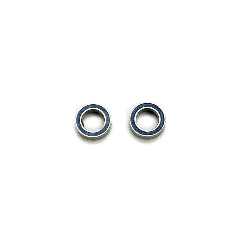 Kullager 5x8x2,5mm Gummitätat Blå (2)