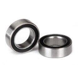 Kullager 5x8x2,5mm Gummitätat Svart (2)