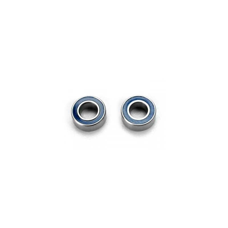 Kullager 5x10x4mm Gummitätat Blå (2)