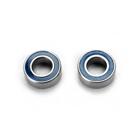 Ball Bearing 5x10x4mm Blue Rubber Seal (2)