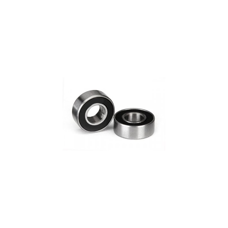 Kullager 5x11x4mm Gummitätat Svart (2)
