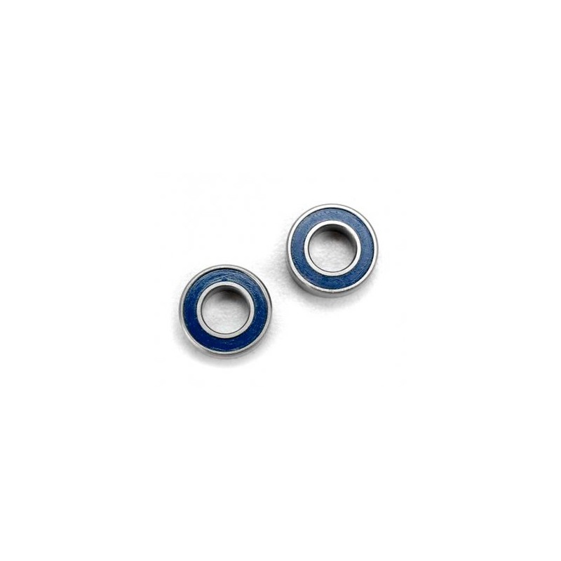 Kullager 6x12x4mm Gummitätat Blå (2)