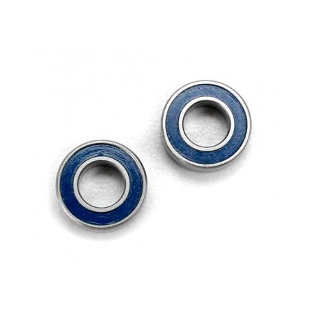 Ball bearing 6x12x4mm Blue Rubber Sealed (2)