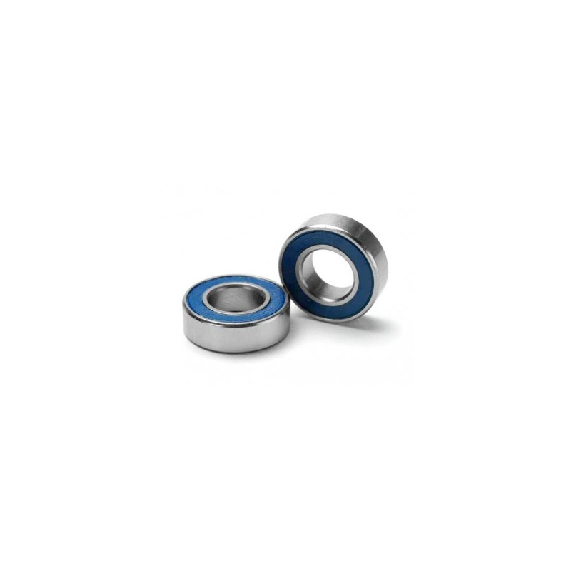 Ball bearing 8x16x5mm Blue Rubber Sealed (2)