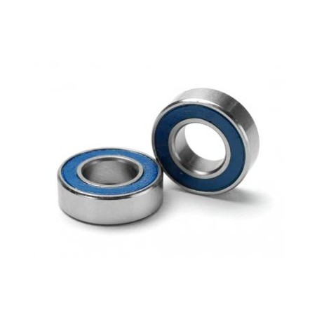 Ball bearing 8x16x5mm Blue Rubber Sealed (2)