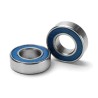 Ball bearing 8x16x5mm Blue Rubber Sealed (2)