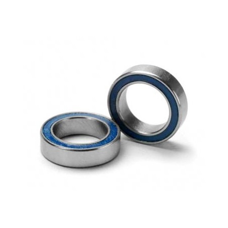 Ball bearing 10x15x4mm Blue Rubber Sealed (2)