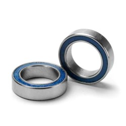 Kullager 10x15x4mm Gummitätat Blå (2)