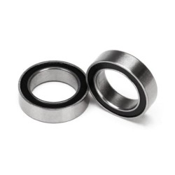Kullager 10x15x4mm Gummitätat Svart (2)