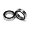 Ball bearing 10x15x4mm Black Rubber Sealed (2)
