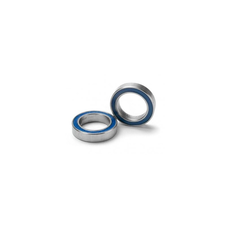 Ball bearing 12x18x4mm Blue Rubber Sealed (2)