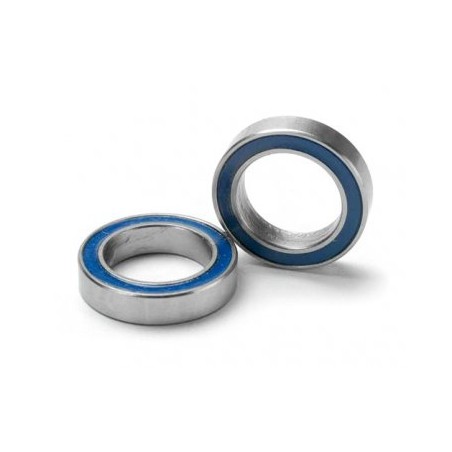 Ball bearing 12x18x4mm Blue Rubber Sealed (2)