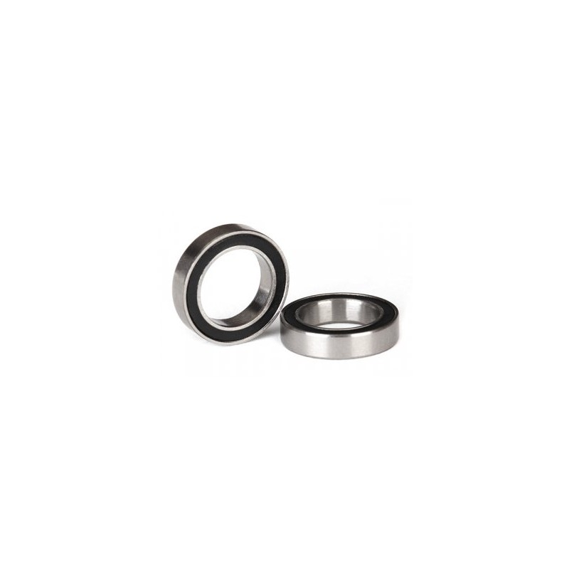 Ball bearing 12x18x4mm Black Rubber Sealed (2)