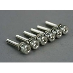 Skruv M3x15mm Hög Insex med Låsbricka (6)