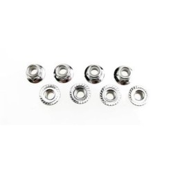 Lock Nut Flanged M5 Steel (8)