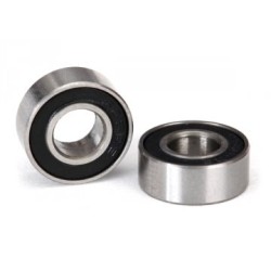 Kullager 6x13x5mm Gummitätat Svart (2)