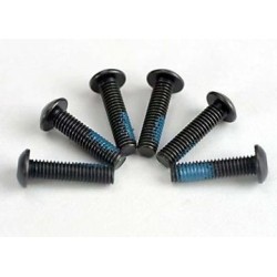 Skruv M3x12mm Kullrig Insex med Låsvätska (6)