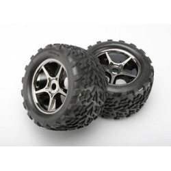 Tires & Wheels Talon/Gemini Black Chrome (17mm) 3,8" TSM (2)