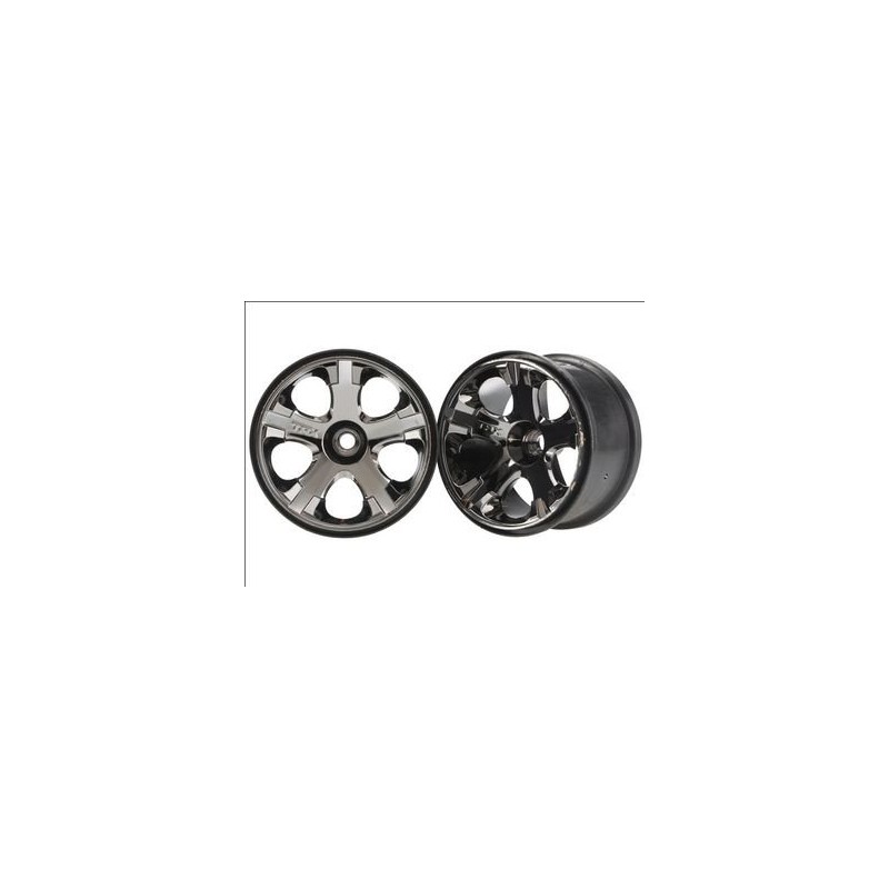 Wheels All-Star Black Chrome 2.8" (Nitro Front) (2)