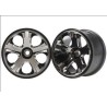 Wheels All-Star Black Chrome 2.8" (Nitro Front) (2)