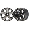 Wheels All-Star Black Chrome 2.8" (Nitro Front) (2)
