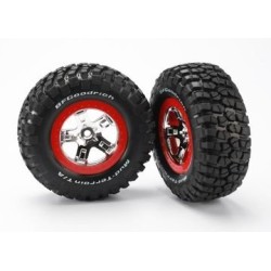 Tires & Wheels, BFGoodrich/SCT Chrome-Red 4WD/2WD Rear (2)