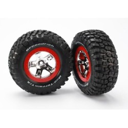 Tires & Wheels, BFGoodrich/SCT Chrome-Red 4WD/2WD Rear (2)