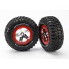 Tires & Wheels, BFGoodrich/SCT Chrome-Red 4WD/2WD Rear (2)