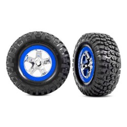 Tires & Wheels, BFGoodrich/SCT Chrome-Blue 4WD/2WD Rear (2)