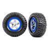 Tires & Wheels, BFGoodrich/SCT Chrome-Blue 4WD/2WD Rear (2)