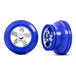 Wheels SCT Chrome-Blue 2.2/3.0" 4WD/2WD Front (2)