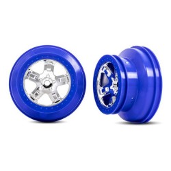 Fälg SCT Krom-Blå 2.2/3.0" 4WD/2WD Bak (2)