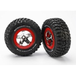 Tires & Wheels BFGoodrich/SCT Chrome-Red 2WD Front (2)