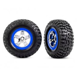 Tires & Wheels BFGoodrich/SCT Chrome-Blue 2WD Front (2)