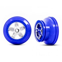 Fälg SCT Krom-Blå 2.2/3.0" 2WD Fram (2)