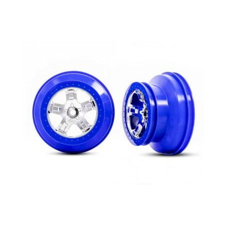 Fälg SCT Krom-Blå 2.2/3.0" 2WD Fram (2)