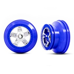 Wheels SCT Chrome-Blue 2.2/3.0" 2WD Front (2)