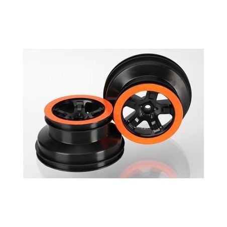 Wheels SCT Black-Orange  2.2/3.0" 2WD Front (2)