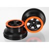 Wheels SCT Black-Orange  2.2/3.0" 2WD Front (2)