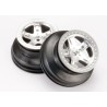 Wheels SCT Satin Chrome 2.2/3.0" 4WD/2WD Rear (2)