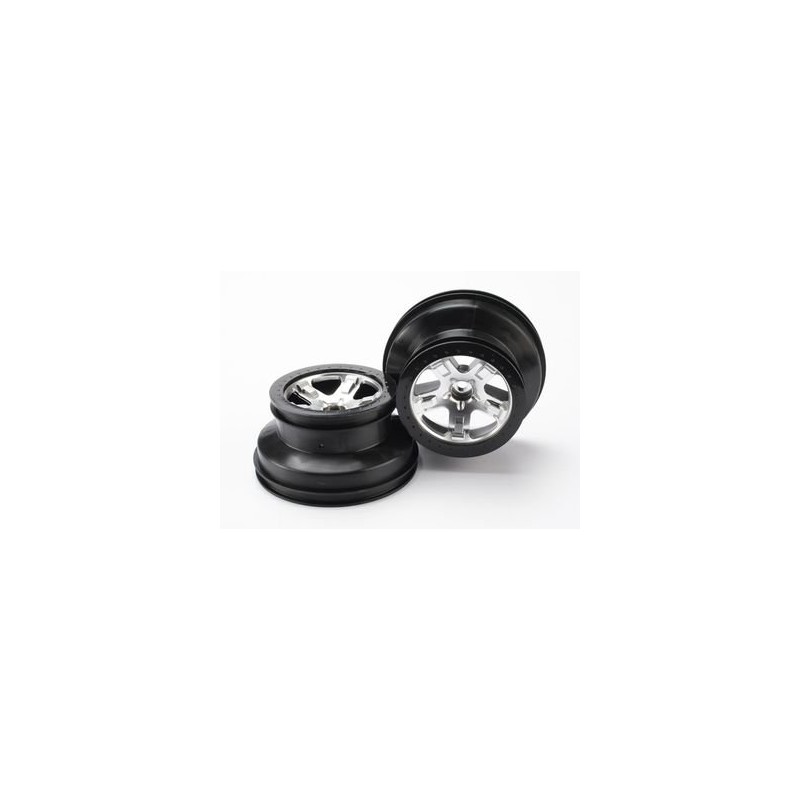 Wheels SCT Satin Chrome 2.2/3.0" 2WD Front (2)